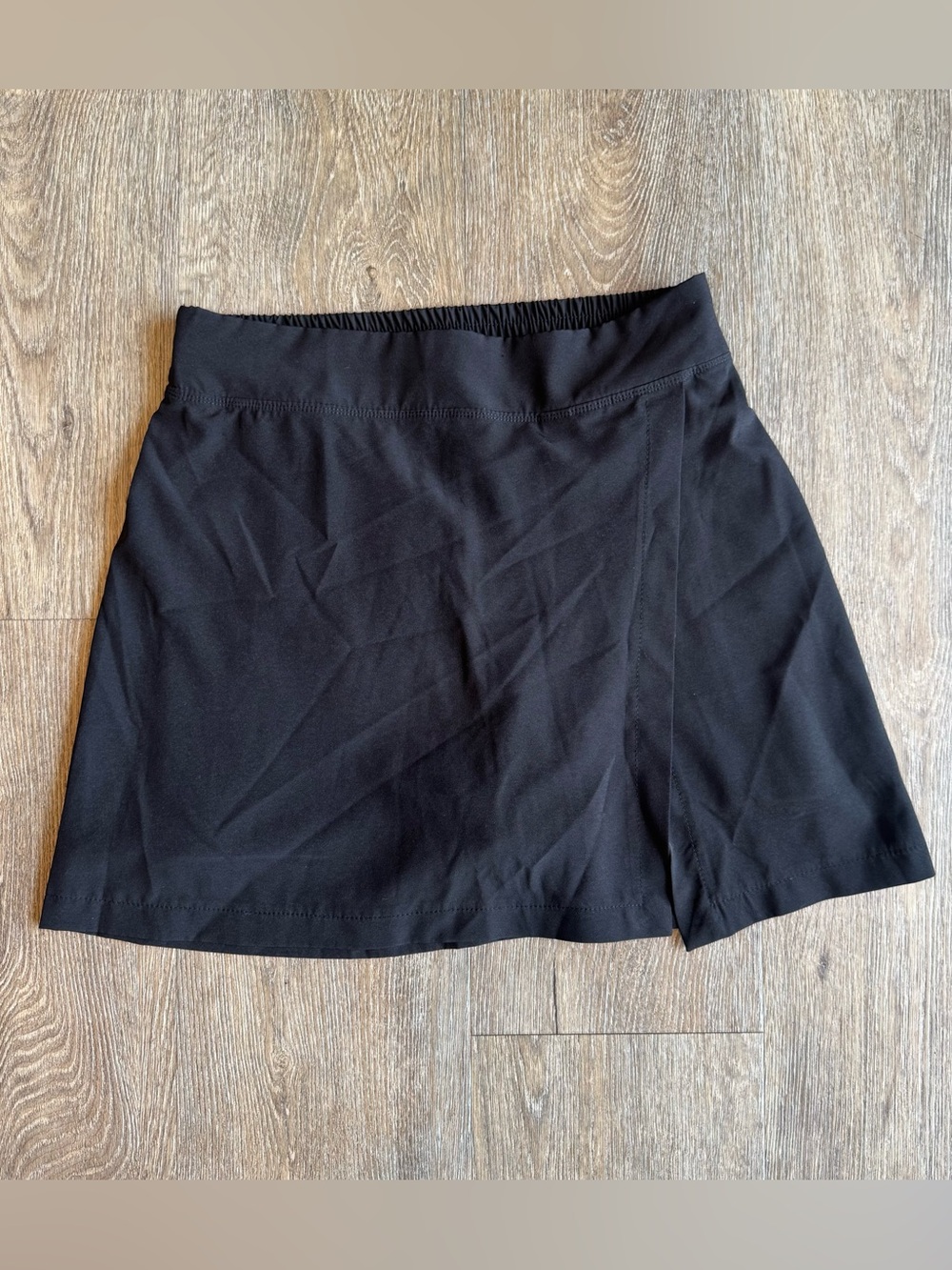 Embrace Life Athleisure Black Athletic Skort elastic waistband size Small